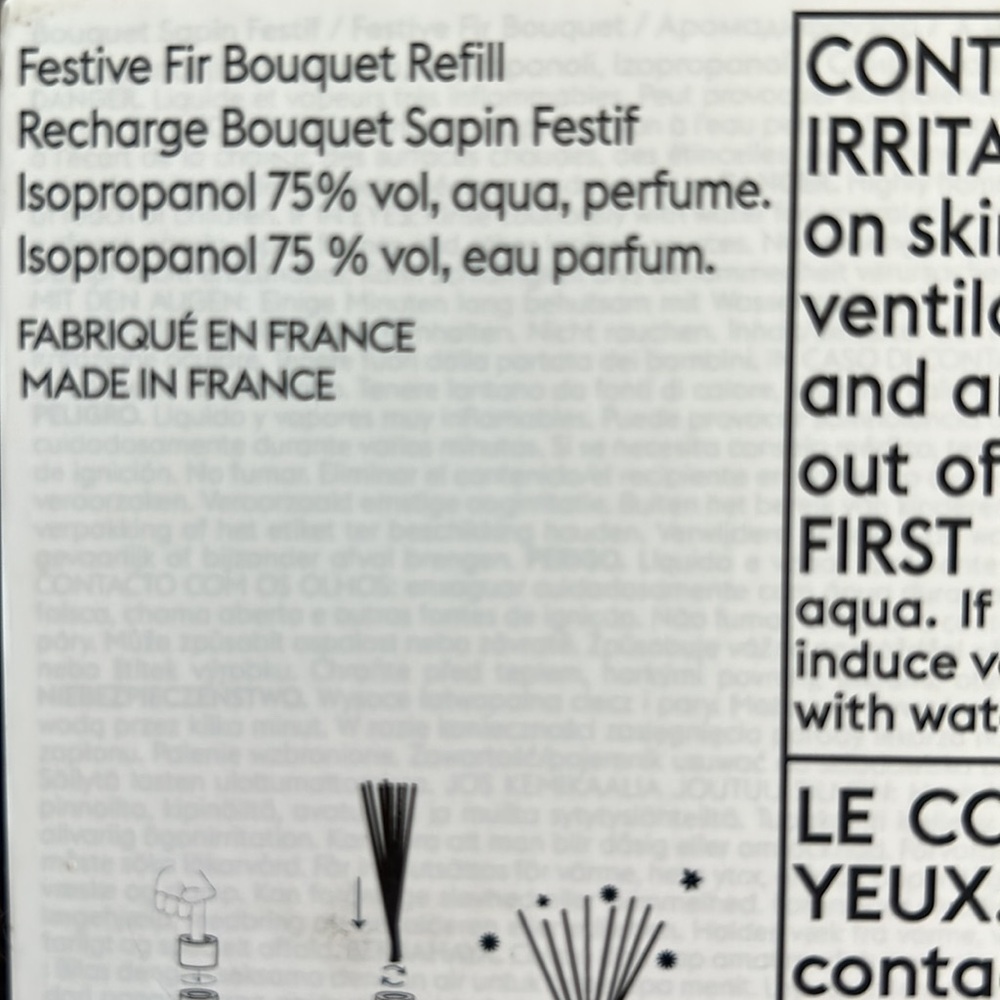 Brand New Maison Berger Paris Glass Diffuser + 200ml Refill in Festive Fir - Picture 2 of 2